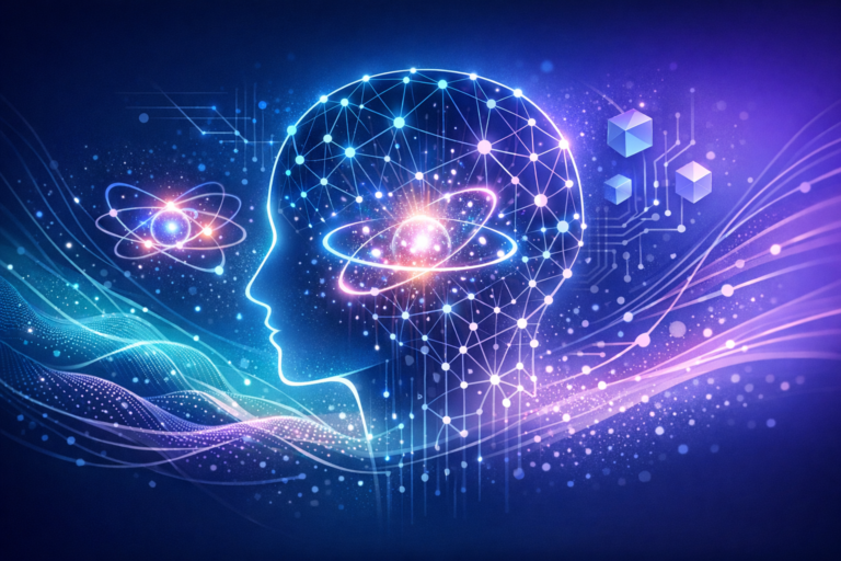 Illustration af hvad er quantum ai